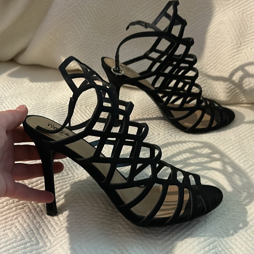 NEW Women’s Mossimo Caged Heel Strappy Gladiator Pumps Heels Size 9